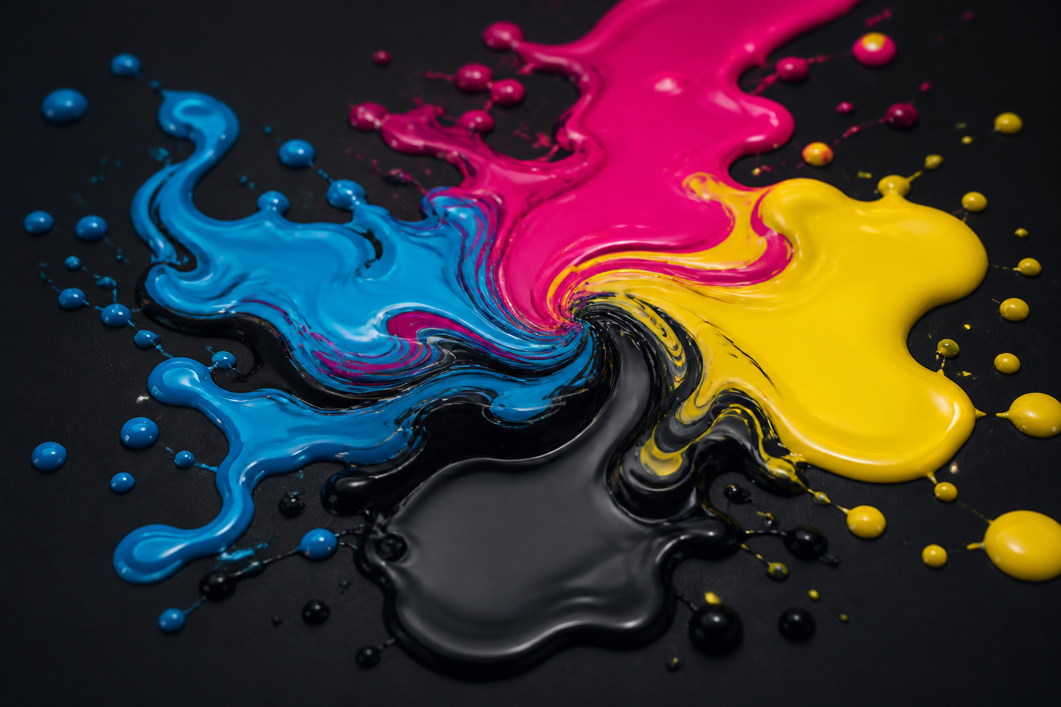 AI art — CMYK bazeni